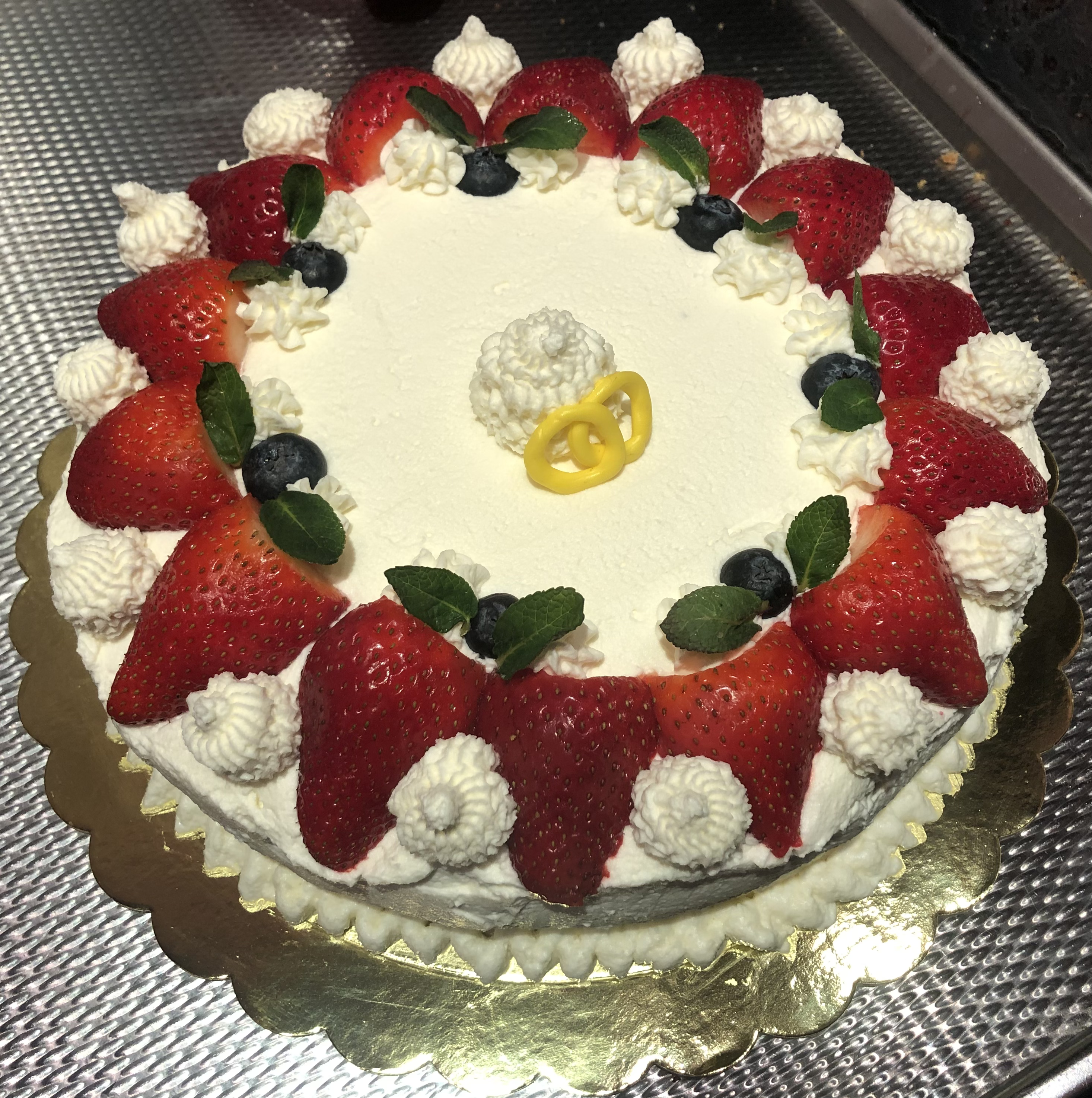 Engagement Strawberry Shortcake